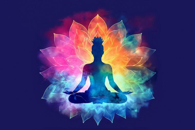 Yoga-Oase der Ruhe Fototapete wallpaper mural