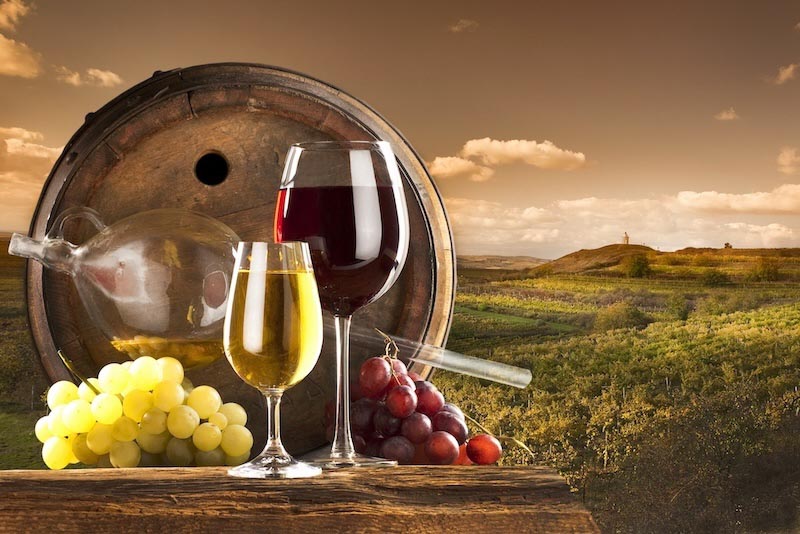 Weinlese Fototapete wallpaper mural