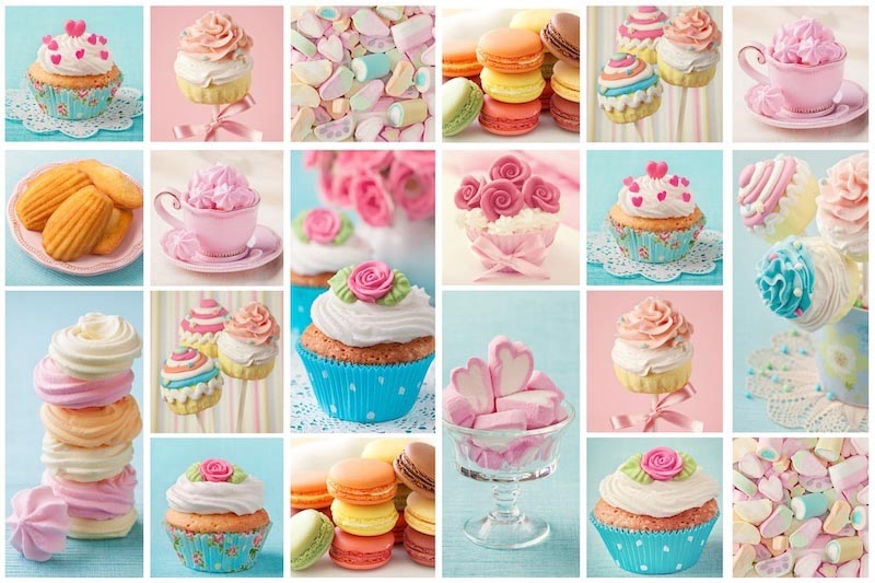 Cupcake Fototapete wallpaper mural