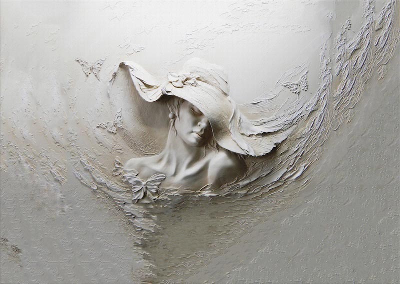 Wandskulptur Fototapete wallpaper mural