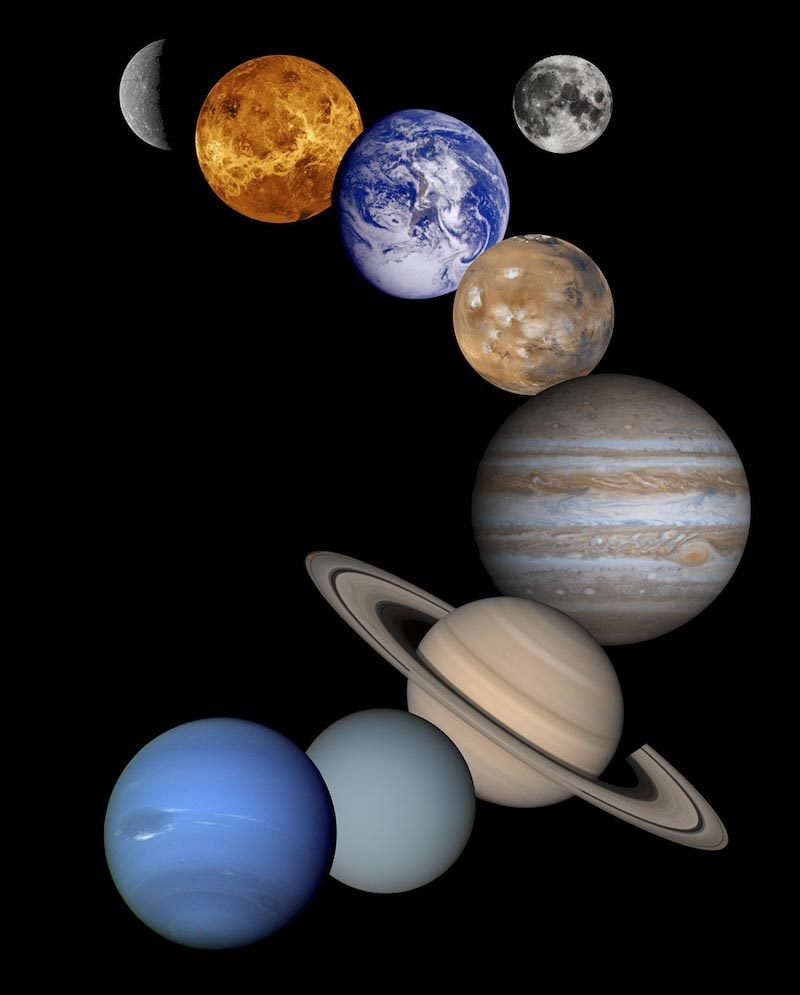 Sonnensystem Fototapete wallpaper mural