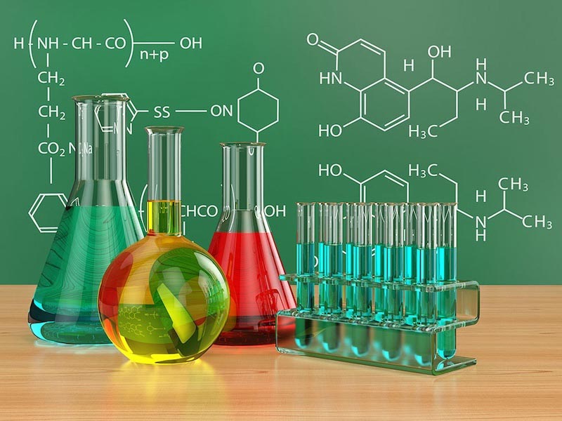 Chemie Fototapete wallpaper mural