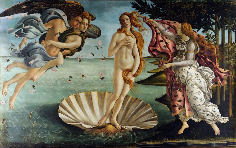 Geburt der Venus Fototapete wallpaper mural