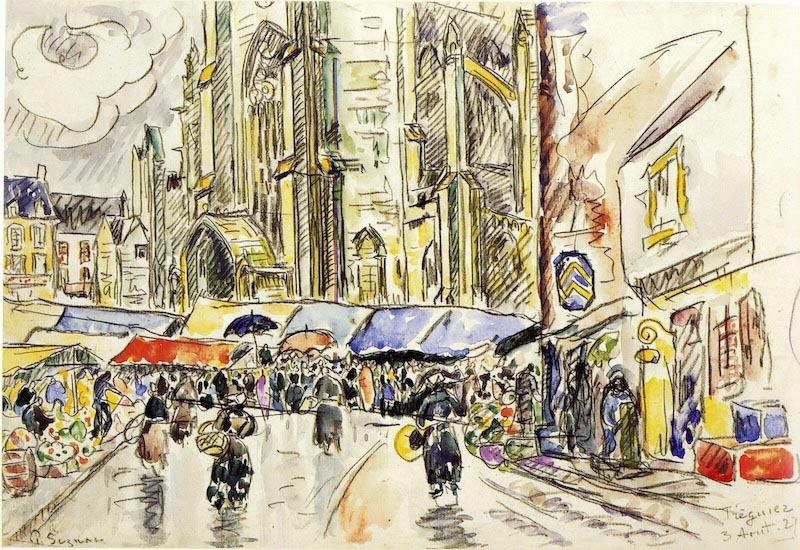 Markt Fototapete wallpaper mural