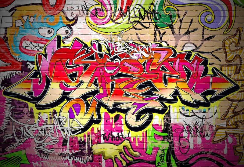 Grffiti Fototapete wallpaper mural