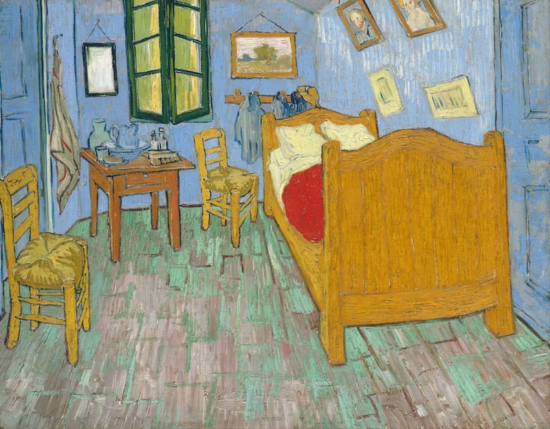 Van Gogh - Das Schlafzimmer Fototapete wallpaper mural