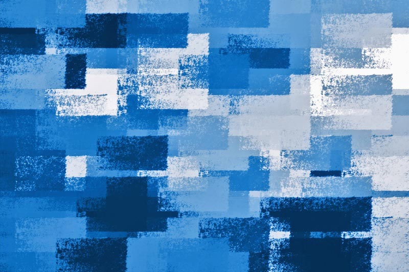 Blautöne Abstract Art Fototapete wallpaper mural