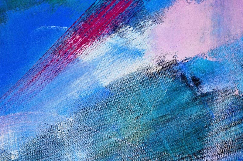 Lebendige Pinselstriche Abstract Art Fototapete wallpaper mural
