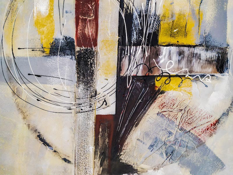 Geschichtete Ausdrücke Abstract Art Fototapete wallpaper mural