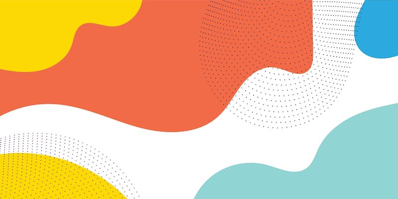 Retro-Vibes Abstract Art Fototapete wallpaper mural