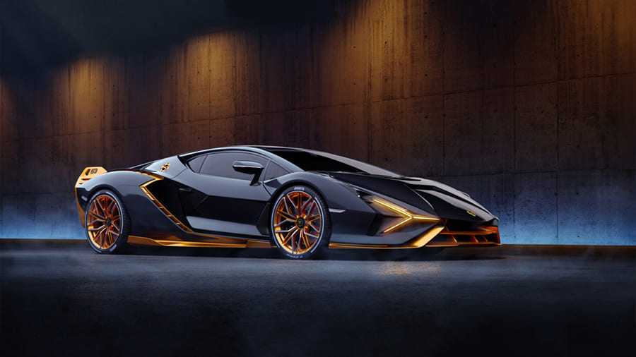 Luxus-Lamborghini Fototapete wallpaper mural