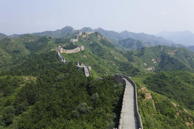Große Chinesische Mauer Fototapete wallpaper mural