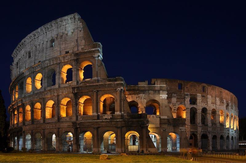 Lichter des Colosseums Fototapete wallpaper mural