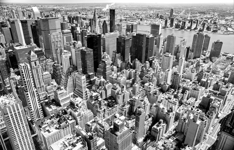 New York Schwar-weiß Fototapete wallpaper mural