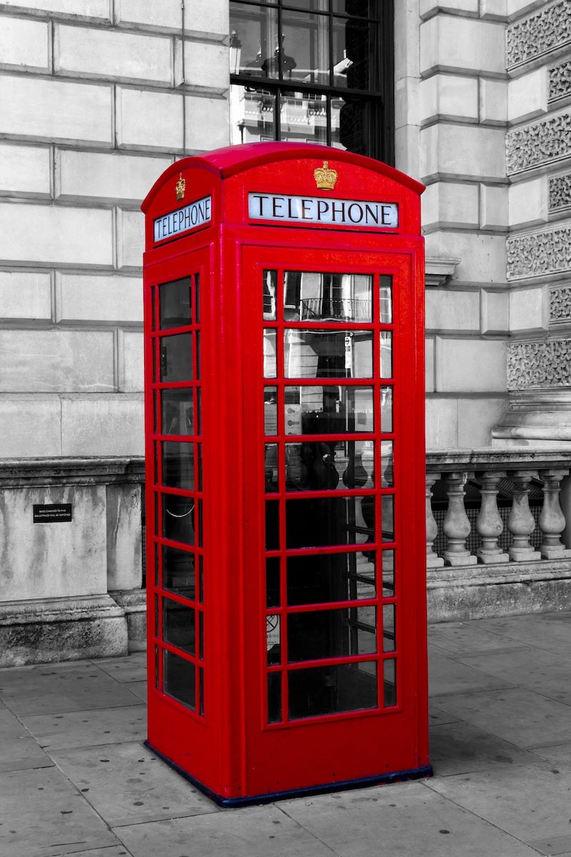 Telefonzelle Fototapete wallpaper mural