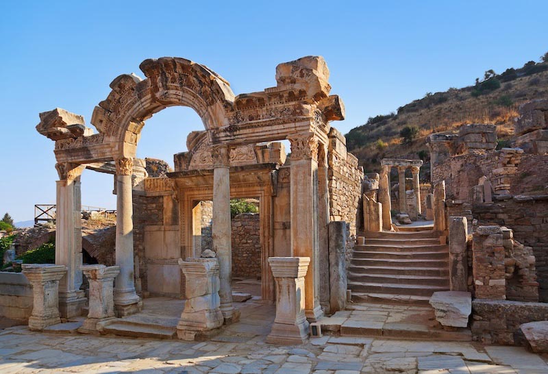 Antike Stadt der Ephesus Izmir Fototapete wallpaper mural
