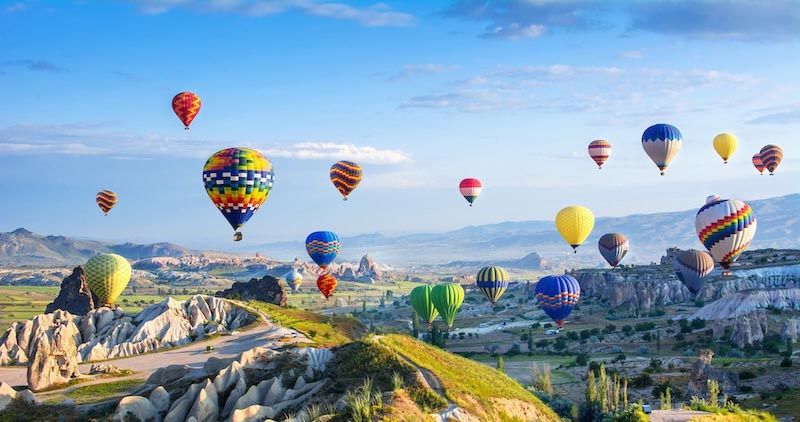 Cappadocia Ballons Fototapete wallpaper mural