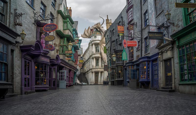 Harry Potter Diagon Alley Fototapete wallpaper mural