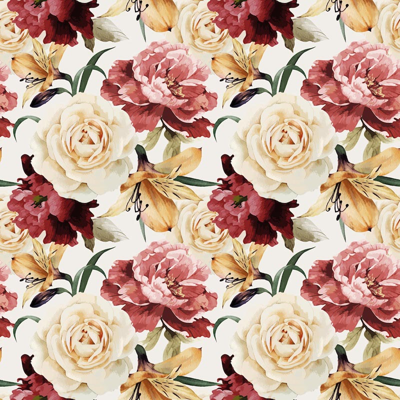 Rosenmuster Fototapete wallpaper mural