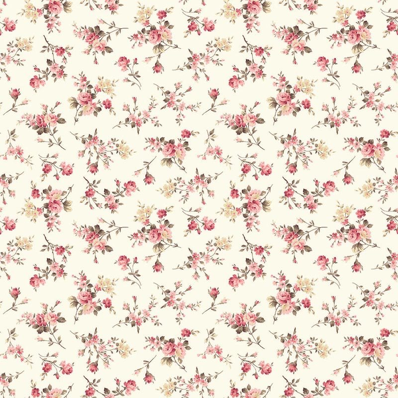Retro Blumen Fototapete wallpaper mural