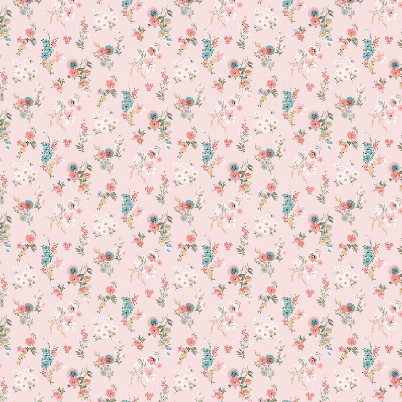 Pinke blühende Wände Fototapete wallpaper mural