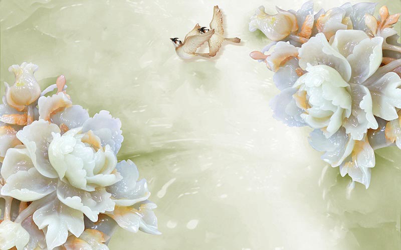 Florale Dekorationen Fototapete wallpaper mural