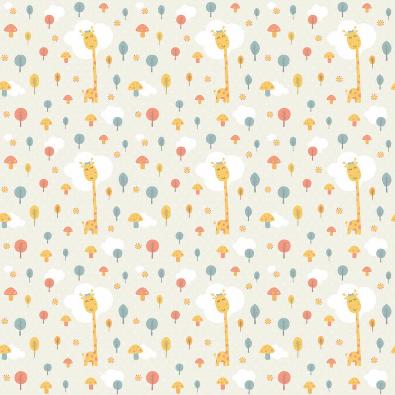 Giraffenwelt Fototapete wallpaper mural