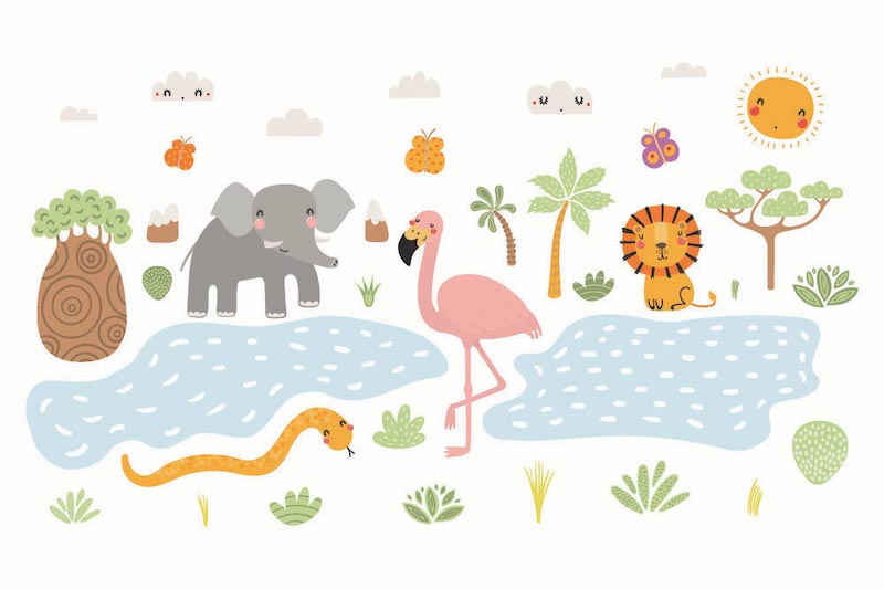 Tiere und Natur Fototapete wallpaper mural