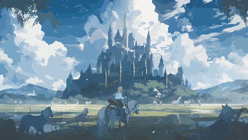 Anime Abenteuer Odyssee Fototapete wallpaper mural