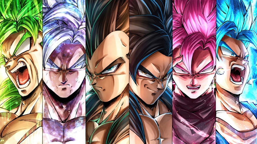 Dragon Ball Transformation Fototapete wallpaper mural