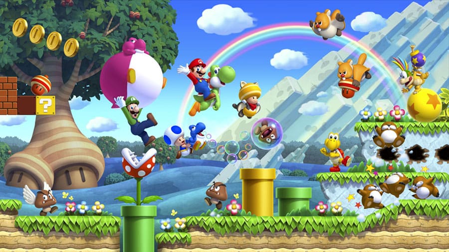 Super Mario Fototapete wallpaper mural