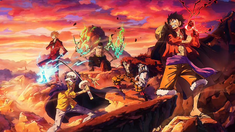 One Piece Anime Fototapete wallpaper mural