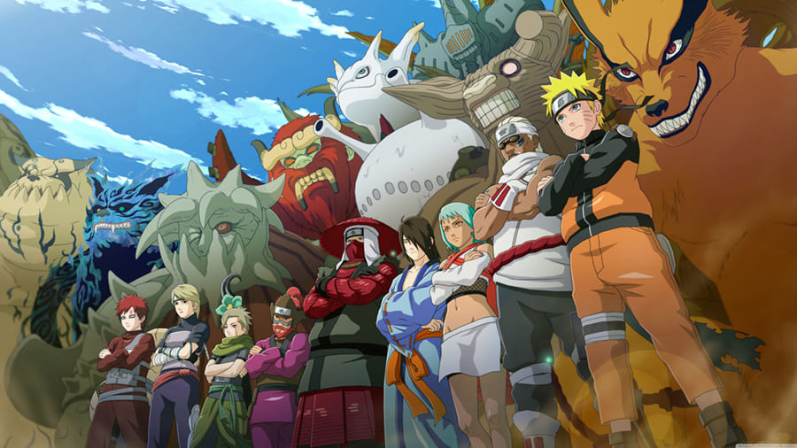 Naruto Bijuu Fototapete wallpaper mural