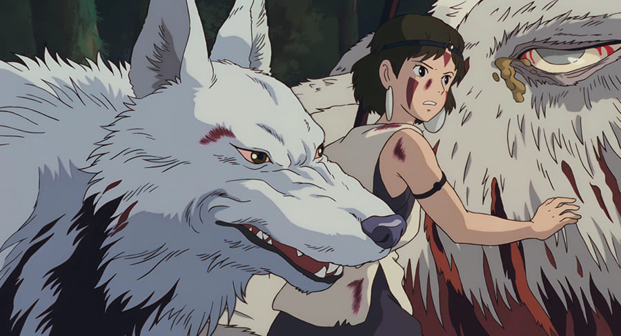 Prinzessin Mononoke Anime Fototapete wallpaper mural