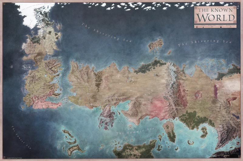 Game Of Thrones Westeros Karte Fototapete wallpaper mural