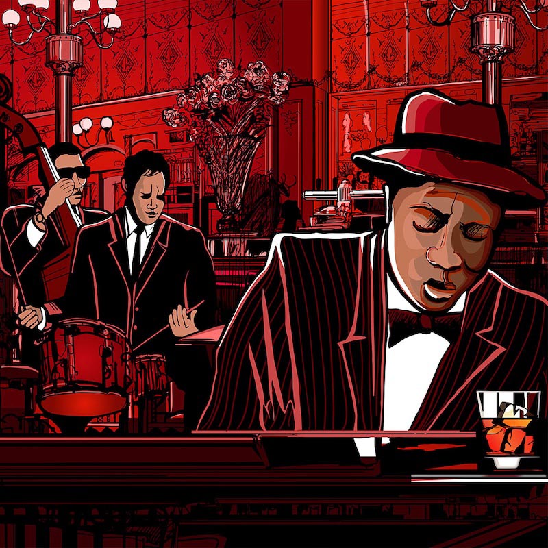 Jazz Bar Fototapete wallpaper mural