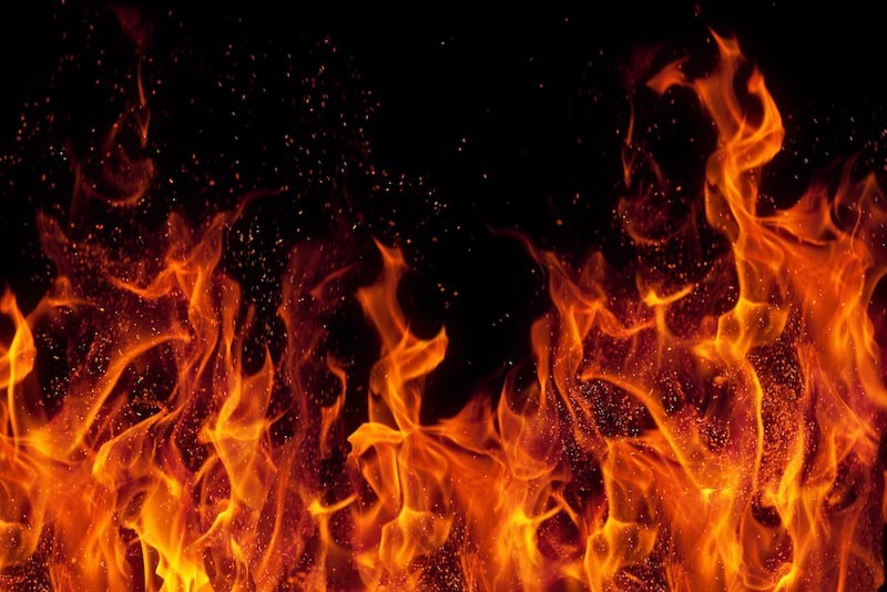 Flamme Fototapete wallpaper mural