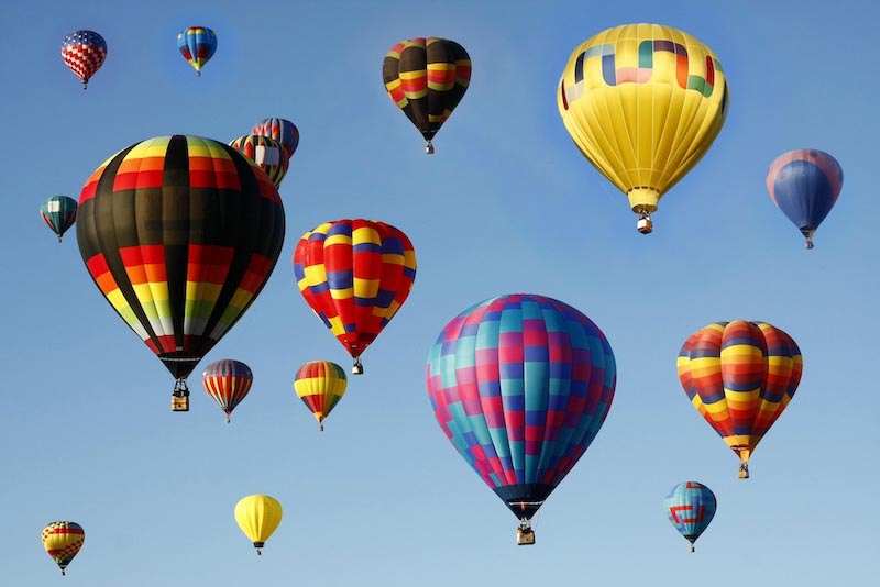Ballonexplosion Fototapete wallpaper mural