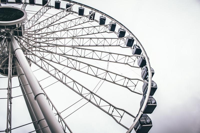 Riesenrad Fototapete wallpaper mural