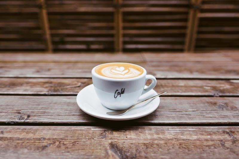 Wunsch eines heißen Kaffees Fototapete wallpaper mural