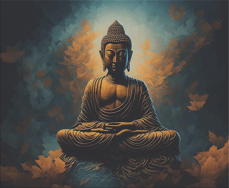 Buddha der Gelassenheit Fototapete wallpaper mural