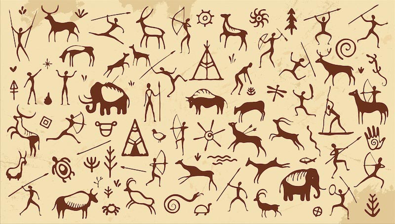 Anthropologie – Entdeckung der Menschheit Fototapete wallpaper mural