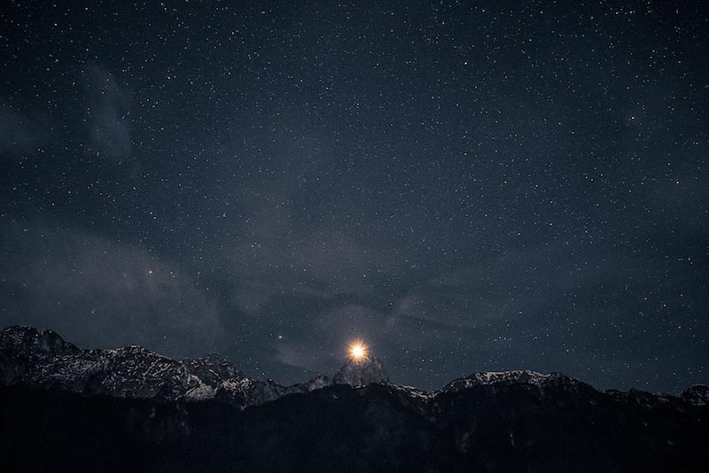 Die Nacht geniessen Fototapete wallpaper mural
