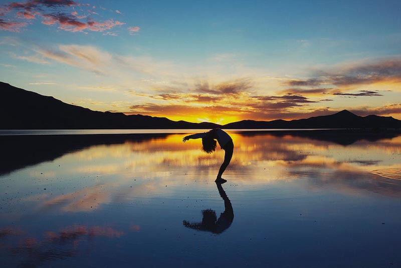 Yoga und Frieden Fototapete wallpaper mural