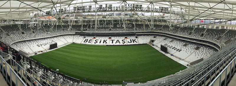 Beşiktaş Vodafone Arena Stadion Fototapete wallpaper mural