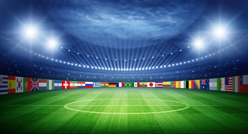 Fußballstadion Fototapete wallpaper mural