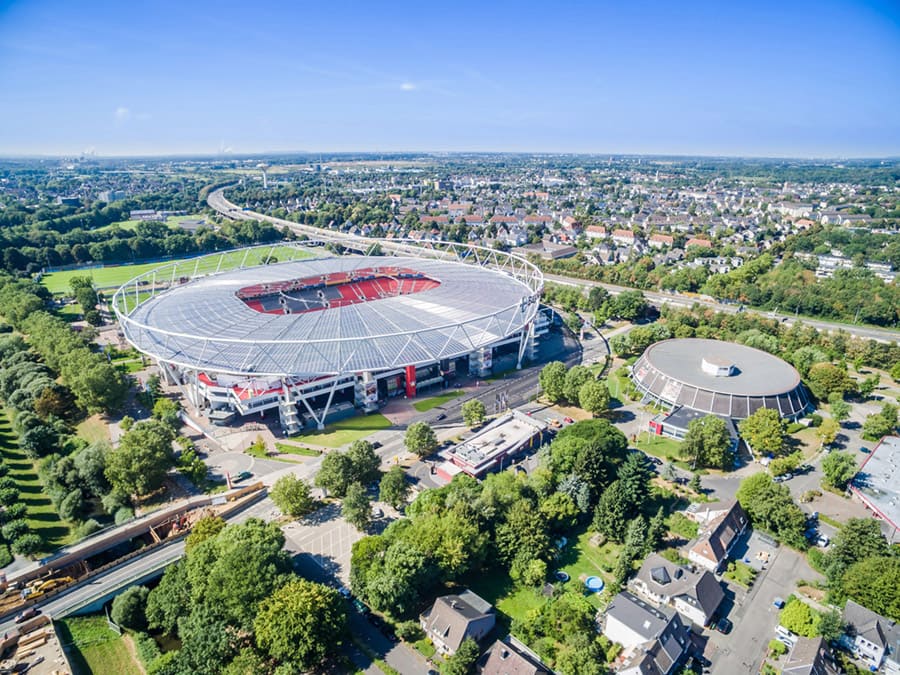 Leverkusen Fußballstadion Fototapete wallpaper mural