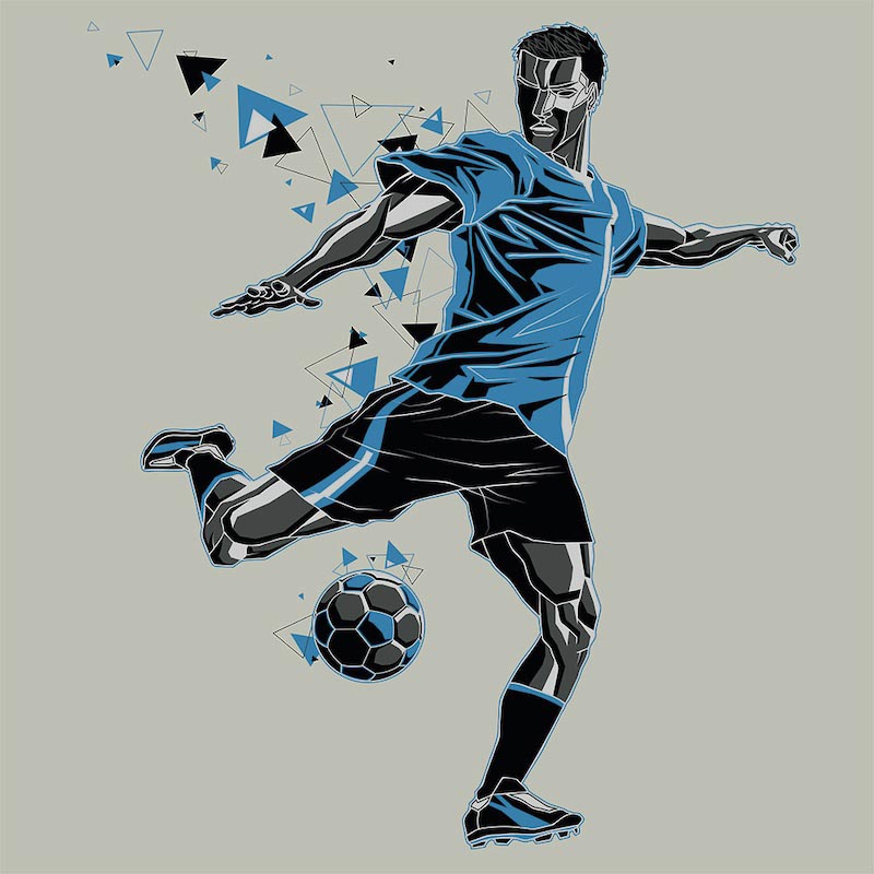Fußballspieler Fototapete wallpaper mural