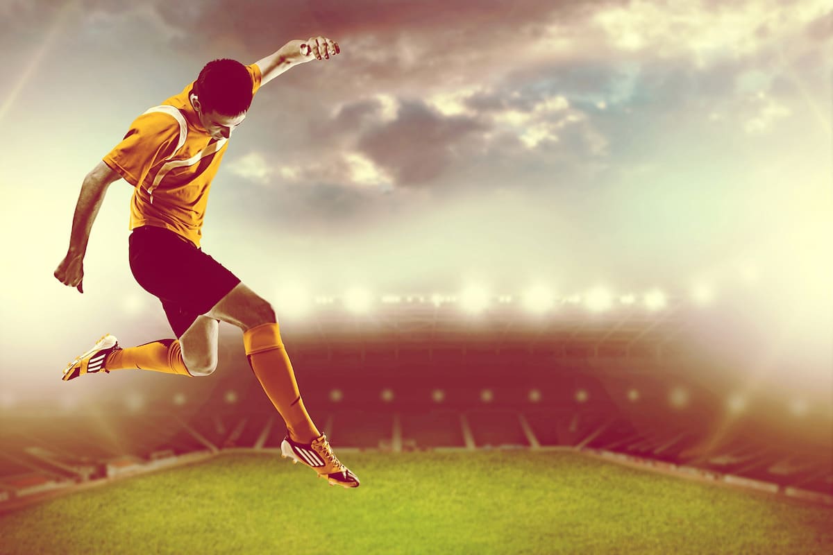 Fußballspieler Fototapete wallpaper mural
