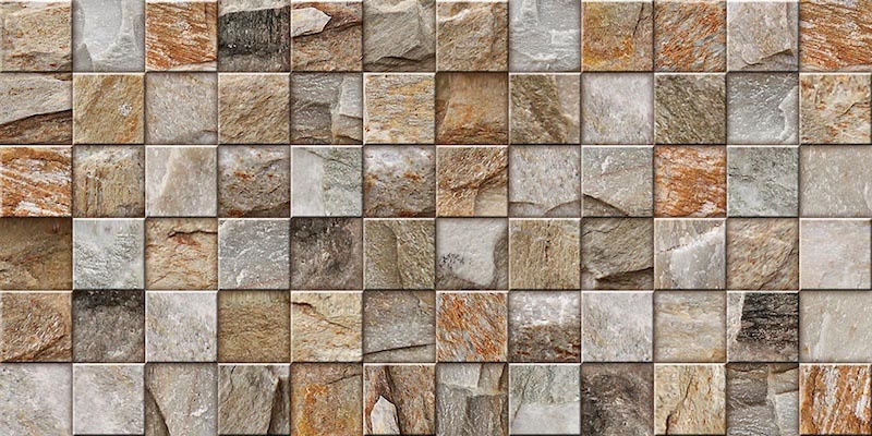 Quadratische Backsteine Fototapete wallpaper mural